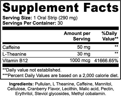 ENERGY STRIPS - CRANBERRY